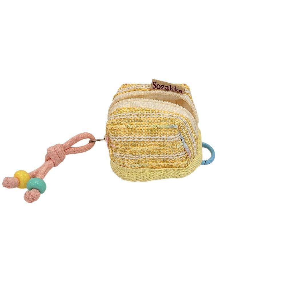  小香风可爱便携适用于苹果无线蓝牙耳机保护套收纳软布壳 