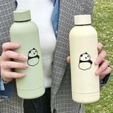  Cốc uống trực tiếp phong cách hàn quốc thiết kế đơn giản hình gấu trúc dễ thương 