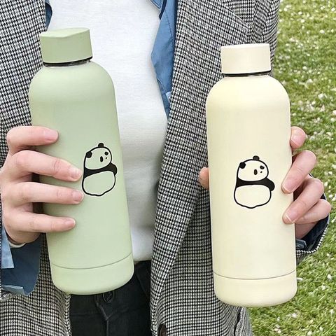  Cốc uống trực tiếp phong cách Hàn Quốc - Thiết kế đơn giản, hình gấu trúc dễ thương [GIAO HÀNG 2-10 NGÀY | SỈ TỪ 2 TRIỆU | CÓ THỂ IN LOGO] 