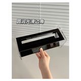  Kệ Để Bàn Acrylic Hình Chữ Nhật Màu Đen Trong - Giá Đựng Đồ Trang Trí Phòng Khách, Bàn Trà, Tivi [GIAO HÀNG 2-10 NGÀY | SỈ TỪ 2 TRIỆU | CÓ THỂ IN LOGO] 