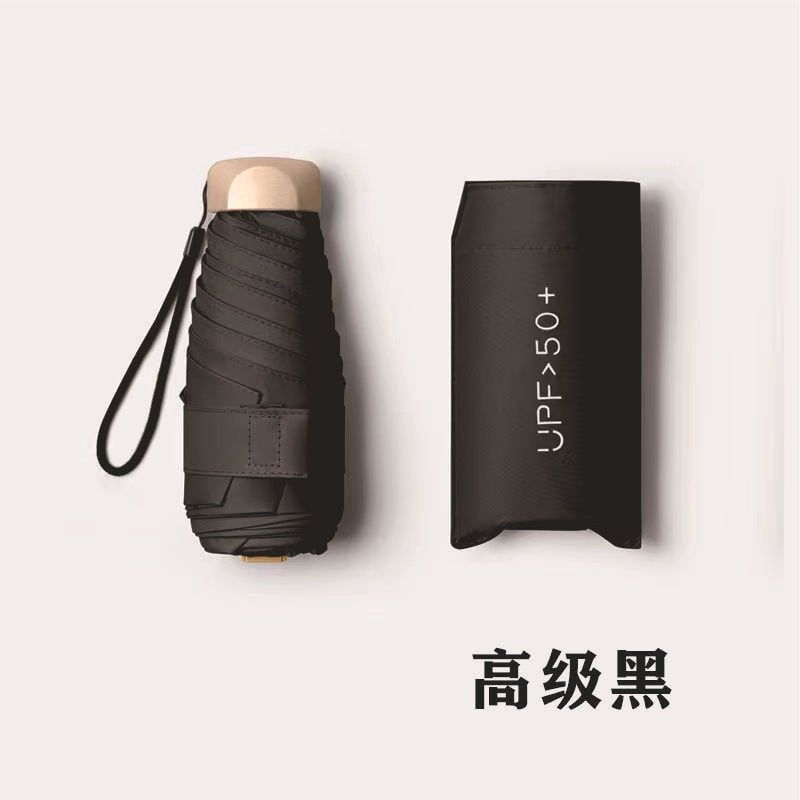  Ô Dù Gấp 5 Lần Nhỏ Gọn Kèm Túi - Dù Che Mưa, Chống Nắng UPF Cao, Siêu Nhẹ, Quà Tặng Doanh Nghiệp [GIAO HÀNG 2-10 NGÀY | SỈ TỪ 2 TRIỆU | CÓ THỂ IN LOGO] 