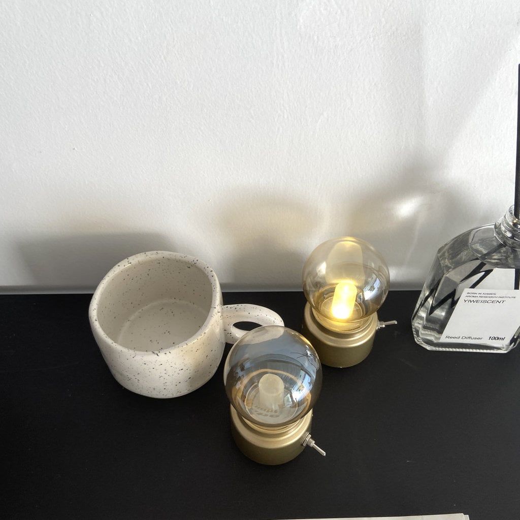  Đèn Ngủ USB Phong Cách Hàn Quốc Bắc Âu Màu Vàng - Đèn Led Nhỏ Để Bàn, Trang Trí Phòng Khách, Phòng Ngủ, Quán Café [GIAO HÀNG 2-10 NGÀY | SỈ TỪ 2 TRIỆU | CÓ THỂ IN LOGO] 