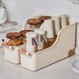  Giỏ Đựng Gỗ Kiểu Nhật Có Bánh Xe Để Tủ, Giá Bát Đĩa [GIAO HÀNG 2-10 NGÀY | SỈ TỪ 2 TRIỆU | CÓ THỂ IN LOGO] 