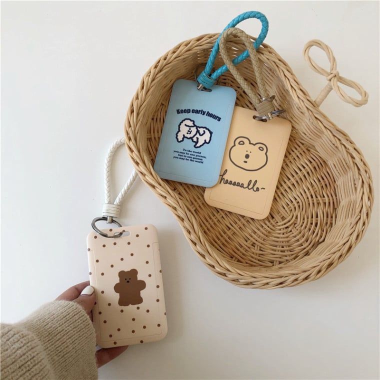  Bộ 5 Thẻ Kem Gấu Trái Tim Dễ Thương - Đặt Hàng Trước, Tự Thiết Kế Instagram! 