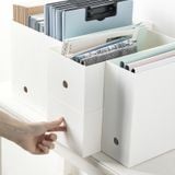  Hộp Đựng Góc Vuông Đơn Giản Xếp Tài Liệu, Sách Vở Trên Bàn [GIAO HÀNG 2-10 NGÀY | SỈ TỪ 2 TRIỆU | CÓ THỂ IN LOGO] 