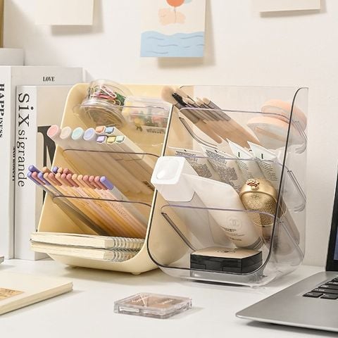  Hộp Đựng Bút Cắm Chéo Để Bàn Đựng Đồ Lặt Vặt Văn Phòng [GIAO HÀNG 2-10 NGÀY | SỈ TỪ 2 TRIỆU | CÓ THỂ IN LOGO] 