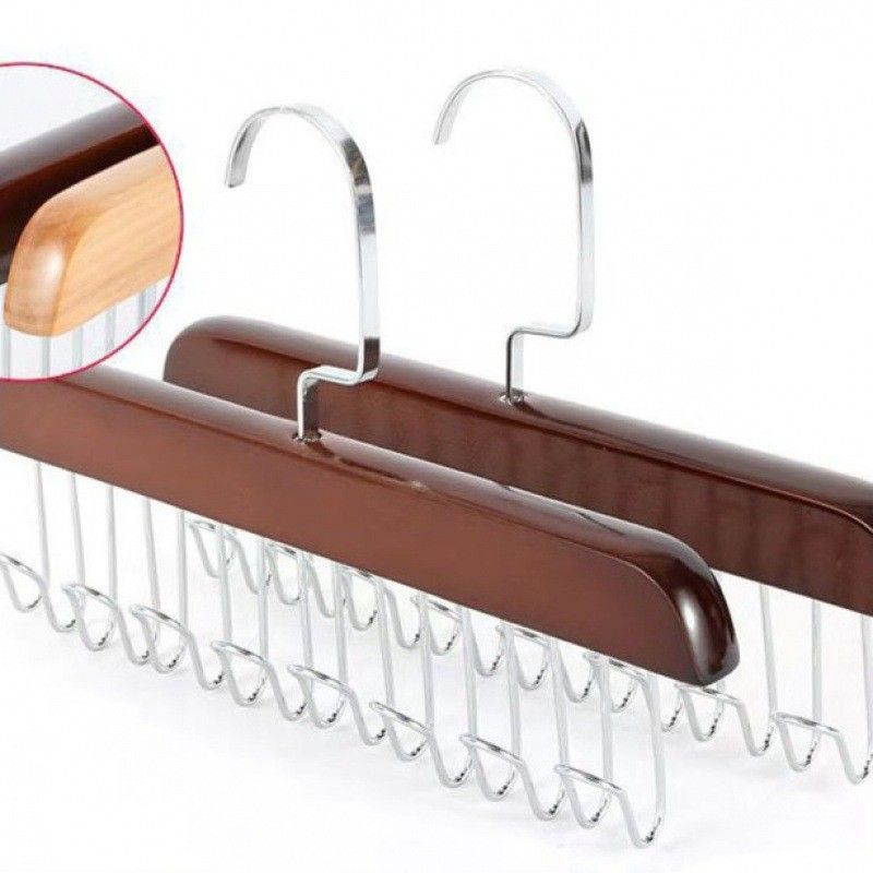  Móc Treo Quần Áo Bằng Gỗ Tự Nhiên - Giá Phơi Đồ Lót, Áo Lót, Cà Vạt Đa Năng Dành Cho Ký Túc Xá, Gia Đình [GIAO HÀNG 2-10 NGÀY | SỈ TỪ 2 TRIỆU | CÓ THỂ IN LOGO] 