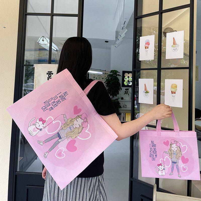  10 Túi Xách Vải Không Dệt In Logo Đựng Quà Tặng Phụ Nữ, Trẻ Em, Mua Sắm [GIAO HÀNG 2-10 NGÀY | SỈ TỪ 2 TRIỆU | CÓ THỂ IN LOGO] 