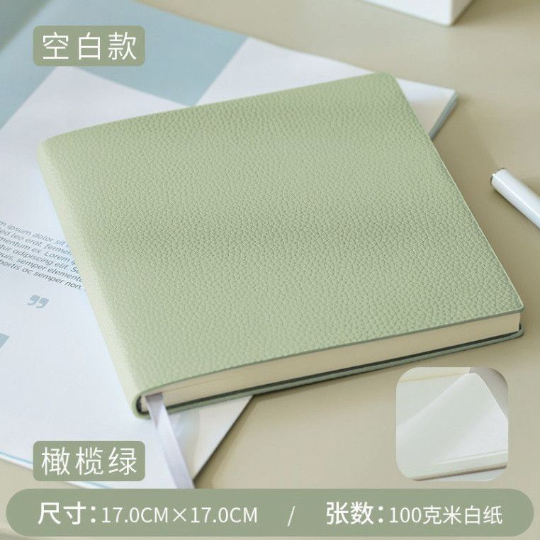  Sổ Tay Bìa Da Mềm Phong Cách Kinh Doanh - Khổ Vuông, Họa Tiết Vải Thiều Dày Dặn, Sổ Lưới Vuông Trống [GIAO HÀNG 2-10 NGÀY | SỈ TỪ 2 TRIỆU | CÓ THỂ IN LOGO] 