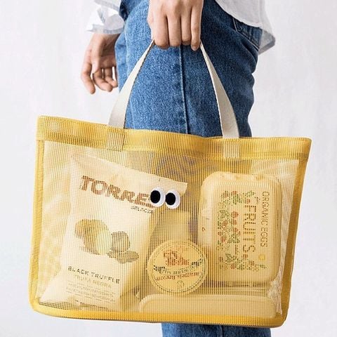  Túi Xách Lưới Chống Nước Dung Tích Lớn Đi Biển, Du Lịch [GIAO HÀNG 2-10 NGÀY | SỈ TỪ 2 TRIỆU | CÓ THỂ IN LOGO] 