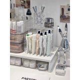  Hộp Đựng Mỹ Phẩm Acrylic Trong Suốt Nhiều Ngăn - Kệ Để Bàn Trang Điểm, Đựng Kem Dưỡng Da Tay, Son Môi [GIAO HÀNG 2-10 NGÀY | SỈ TỪ 2 TRIỆU | CÓ THỂ IN LOGO] 