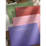  Bộ giấy thư và phong bì hoa hồng lãng mạn, set viết thư vintage cao cấp 