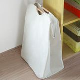  Giỏ Đựng Quần Áo Bẩn Bằng Cotton Phủ PE Nhiều Màu - Rổ Đồ Giặt Dung Tích Lớn, Có Quai Xách Gỗ, Đựng Đồ Chơi, Phòng Ngủ [GIAO HÀNG 2-10 NGÀY | SỈ TỪ 2 TRIỆU | CÓ THỂ IN LOGO] 