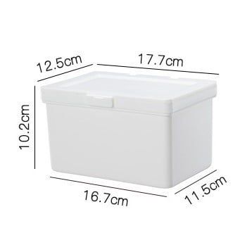  Hộp Đựng Khẩu Trang Dung Tích Lớn Nắp Lật Chống Bụi [GIAO HÀNG 2-10 NGÀY | SỈ TỪ 2 TRIỆU | CÓ THỂ IN LOGO] 