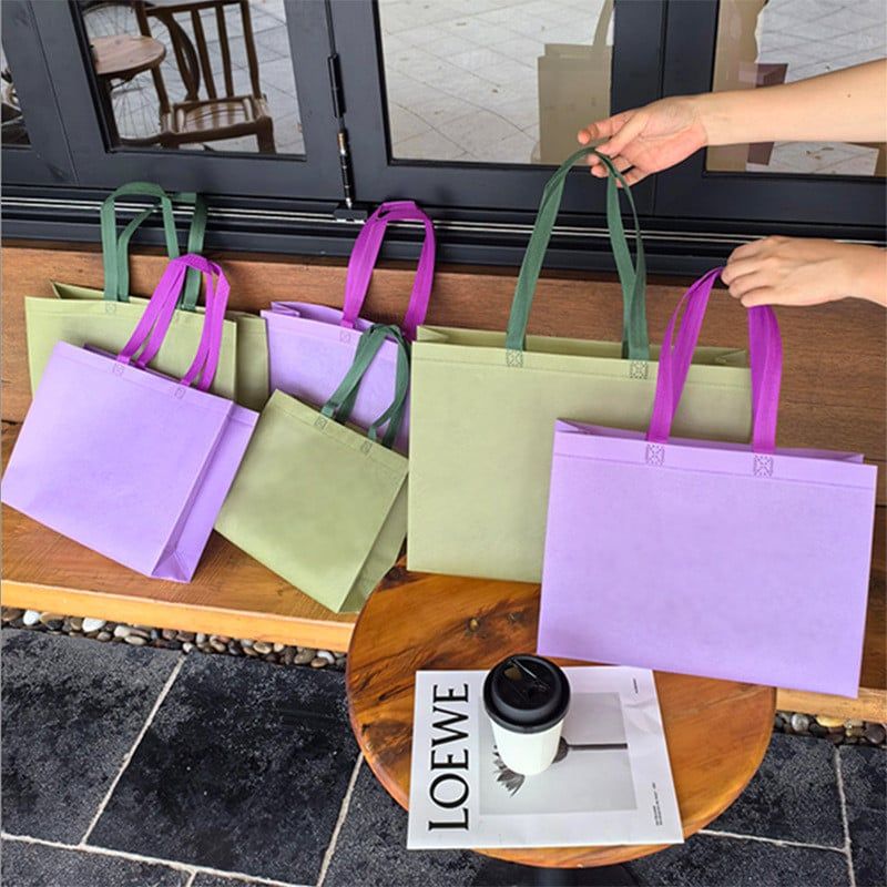  Túi Vải Không Dệt Xách Tay Bảo Vệ Môi Trường Cho Shop Quần Áo In Sỉ 