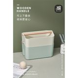 Hộp Đựng Đồ Cầm Tay Bằng Nhựa Hộp Đựng Đồ Ăn Vặt Cầm Tay Hộp Đựng Mỹ Phẩm Văn Phòng Giỏ Đựng Đồ Để Bàn Nhà Bếp 