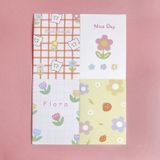  ```Bộ 10 Sổ tay hoa văn vintage bìa mềm A5/B5, 64 trang - PK1790 Classy Floral``` 