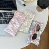  Túi Đựng Kính PU Nơ Hồng Phong Cách Hàn Quốc - Hộp Kính Râm Chống Áp Lực Xách Tay Dễ Thương Cho Bé Gái [GIAO HÀNG 2-10 NGÀY | SỈ TỪ 2 TRIỆU | CÓ THỂ IN LOGO] 