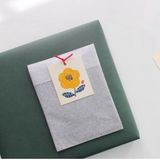  ```Thẻ Tag Hoa Vàng Classy DIY - Tạo Dấu Ấn Độc Đáo Cho Quà Tặng 4,2 x 5 CM Q1814``` 