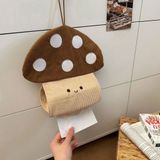  小红书同款可爱蘑菇免打孔纸巾套高颜值创意纸巾盒壁挂卷纸盒 