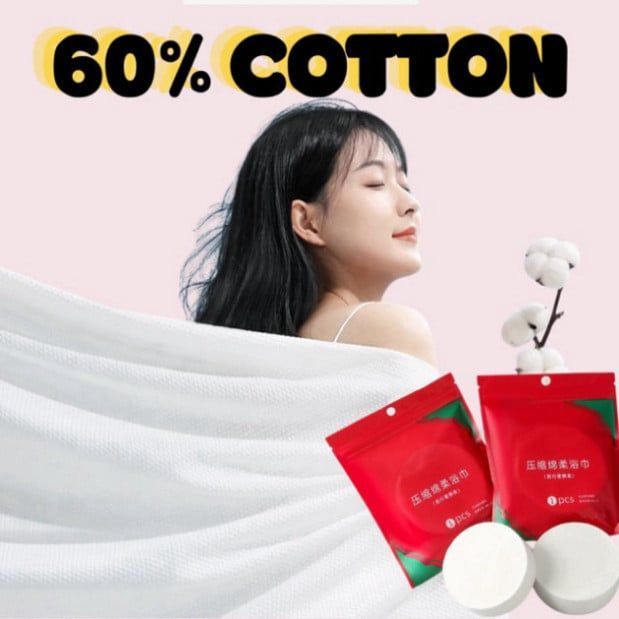  Bộ 5 Túi Khăn Tắm Du Lịch Nén Viên Kẹo Hình Chữ Nhật 70*120 CM - Tiện Dụng Cho Mọi Hành Trình PK1425 
