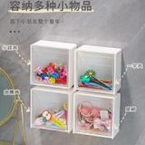 Giá Treo Tường Phòng Tắm Đa Năng - Hộp Đựng Tăm Bông, Bông Tẩy Trang, Kẹp Tóc, Đồ Vật Nhỏ, Dạng Hộp Lật [GIAO HÀNG 2-10 NGÀY | SỈ TỪ 2 TRIỆU | CÓ THỂ IN LOGO] 