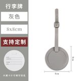  Thẻ Hành Lý Da PU Mềm Kiểu Dáng Tròn Hàng Có Sẵn Xuyên Biên Giới [GIAO HÀNG 2-10 NGÀY | SỈ TỪ 2 TRIỆU | CÓ THỂ IN LOGO] 