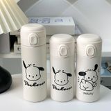  Cốc giữ nhiệt mẫu mới nắp bật cốc nước hình hạt đậu thiết kế đơn giản cho nam và nữ 