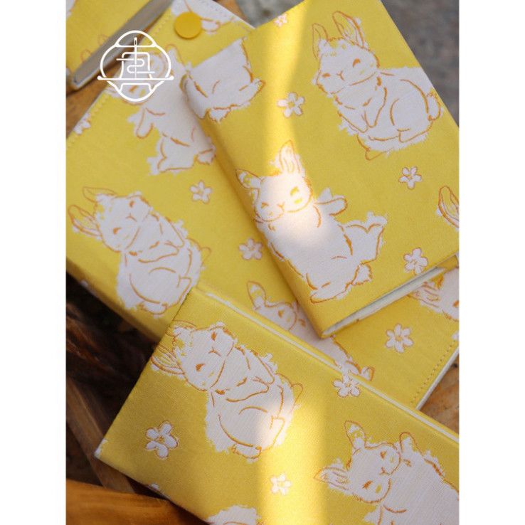  Áo bìa sổ tay vải hình thỏ dễ thương, quà tặng độc đáo cho tín đồ yêu thích! 