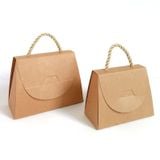  Hộp Quà Giấy Kraft Sáng Tạo Phong Cách Hàn Quốc Túi Tote Giấy Gấp Đựng Quà Tặng Kẹo Xinh Xắn 