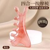  Lược Massage 4 Trong 1 Bằng Nhựa Thông Màu Hồng - Lược Chải Đa Năng Chăm Sóc Tóc, Da Đầu, Thư Giãn [GIAO HÀNG 2-10 NGÀY | SỈ TỪ 2 TRIỆU | CÓ THỂ IN LOGO] 