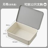  Hộp Nhựa PP Đựng Đồ Lót 3 Ngăn Có Nắp Màu Đỏ, Xanh, Xám - Hộp Phân Loại Quần Lót, Tất Gia Dụng, Vật Dụng Thần Kỳ Tủ Đồ [GIAO HÀNG 2-10 NGÀY | SỈ TỪ 2 TRIỆU | CÓ THỂ IN LOGO] 