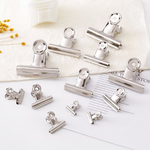  Kẹp Đuôi Dài Đầu Tròn Bằng Thép Không Gỉ - Kẹp Hóa Đơn Đa Năng, Phụ Kiện Văn Phòng, Sổ Tay [GIAO HÀNG 2-10 NGÀY | SỈ TỪ 2 TRIỆU | CÓ THỂ IN LOGO] 