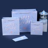 Túi giấy đựng quà in chữ Happy Birthday dây quai dù dễ thương, nhiều kích cỡ cực xinh Q720 