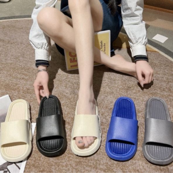  Giày dép nữ quai ngang cao cấp, đế cao chống thấm nước G1701, hoàn hảo cho trong nhà. 