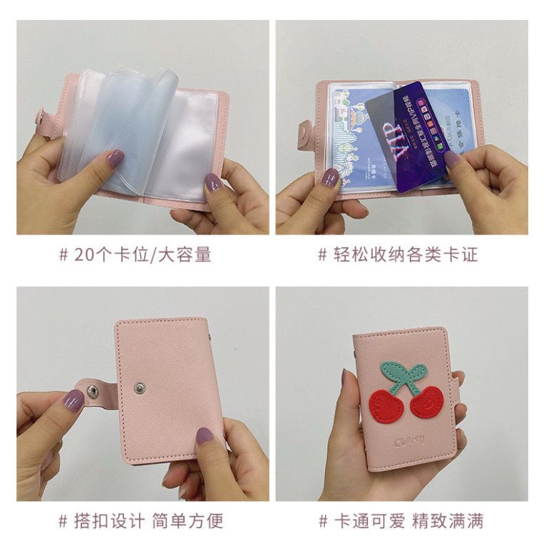  Ví Thẻ Nhiều Ngăn Phong Cách Nhật Bản Dành Cho Nữ - Nhỏ Gọn, Siêu Mỏng (Đặt trước) 