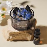  Tinh Dầu Thơm Dạng Khô Cốc Thủy Tinh Đen - Hương Lavender, Lê Anh, Trắng, Hoa Gió Xanh, Dùng Cho Phòng Khách, Phòng Ngủ, Quà Tặng [GIAO HÀNG 2-10 NGÀY | SỈ TỪ 2 TRIỆU | CÓ THỂ IN LOGO] 