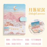  Sổ Tay PU Khóa Từ Tính Đa Năng - Nghệ Thuật Vẽ Tranh Sơn Dầu Đặt Trước 