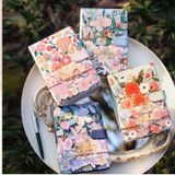  Sổ Bìa Cứng Khóa Từ Da In Họa Tiết Xinh Xắn - Nhật Ký Độc Đáo Món Quà PK1761 