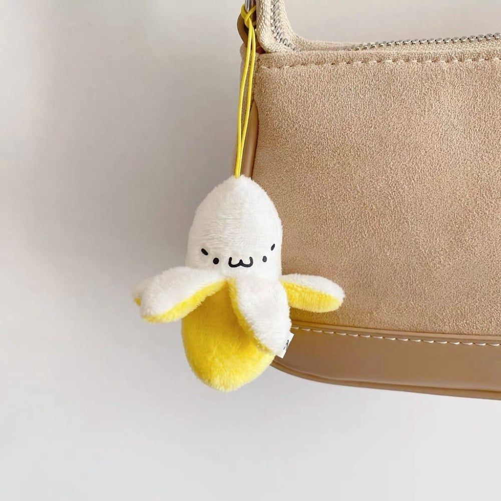  ```(ĐẶT TRƯỚC) Bộ 10 Móc Khóa Chuối Mini Dễ Thương Cho Túi Xách Di Động``` 