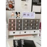  Hộp Đựng Đồ Văn Phòng Phẩm Jiugongge Ngăn Kéo - Thiết Kế Trong Suốt, Đặt Trước! 