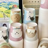  Cốc giấy dùng một lần họa tiết chó dễ thương – Dày dặn cho quán cà phê, trà sữa [GIAO HÀNG 2-10 NGÀY | SỈ TỪ 2 TRIỆU | CÓ THỂ IN LOGO] 