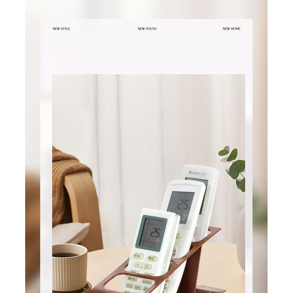  Giá Đỡ Điều Khiển Từ Xa 4 Lỗ Bằng Nhựa - Kệ Để Bàn Đa Năng, Giá Treo Điều Hòa, TV, Đồ Dùng Gia Đình [GIAO HÀNG 2-10 NGÀY | SỈ TỪ 2 TRIỆU | CÓ THỂ IN LOGO] 