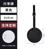 Thẻ Hành Lý Da PU Mềm Kiểu Dáng Tròn Hàng Có Sẵn Xuyên Biên Giới [GIAO HÀNG 2-10 NGÀY | SỈ TỪ 2 TRIỆU | CÓ THỂ IN LOGO] 