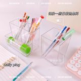  10 Hộp Đựng Bút Trong Suốt Đơn Giản - Phụ Kiện Học Tập Chống Rơi Cho Học Sinh (Đặt Trước) 