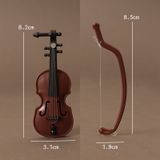  Đạo Cụ Violin Thu Nhỏ Bằng Nhựa - Mô Hình Nhạc Cụ Trang Trí Dollhouse, Phụ Kiện Cảnh Quay, Quà Tặng [GIAO HÀNG 2-10 NGÀY | SỈ TỪ 2 TRIỆU | CÓ THỂ IN LOGO] 