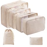  Bộ 6 Túi Đựng Đồ Du Lịch Sắp Xếp Bảo Quản Quần Áo Dung Tích Lớn [GIAO HÀNG 2-10 NGÀY | SỈ TỪ 2 TRIỆU | CÓ THỂ IN LOGO] 