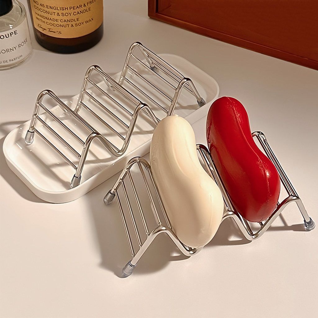  Kệ Đựng Xà Phòng Inox Thoát Nước Để Bàn Phòng Tắm [GIAO HÀNG 2-10 NGÀY | SỈ TỪ 2 TRIỆU | CÓ THỂ IN LOGO] 