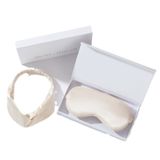  Bộ Bịt Mắt Lụa Tơ Tằm Ba Mảnh Kèm Hộp Quà Cao Cấp [GIAO HÀNG 2-10 NGÀY | SỈ TỪ 2 TRIỆU | CÓ THỂ IN LOGO] 
