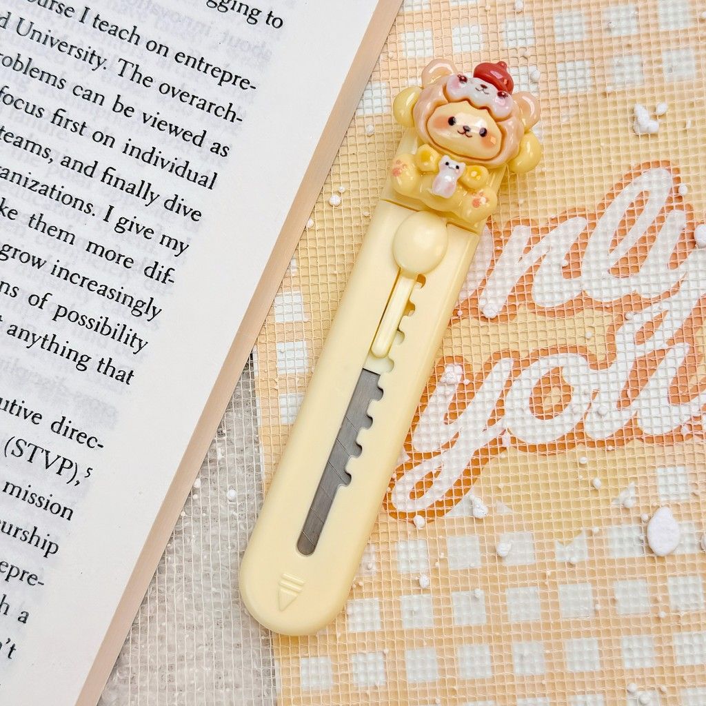  (HÀNG ORDER) Set 20 Dao Tiện Ích Hoạt Hình Mini Co Giãn Cầm Tay Cắt Nhanh [GIAO HÀNG 2-10 NGÀY | SỈ TỪ 2 TRIỆU | CÓ THỂ IN LOGO] 